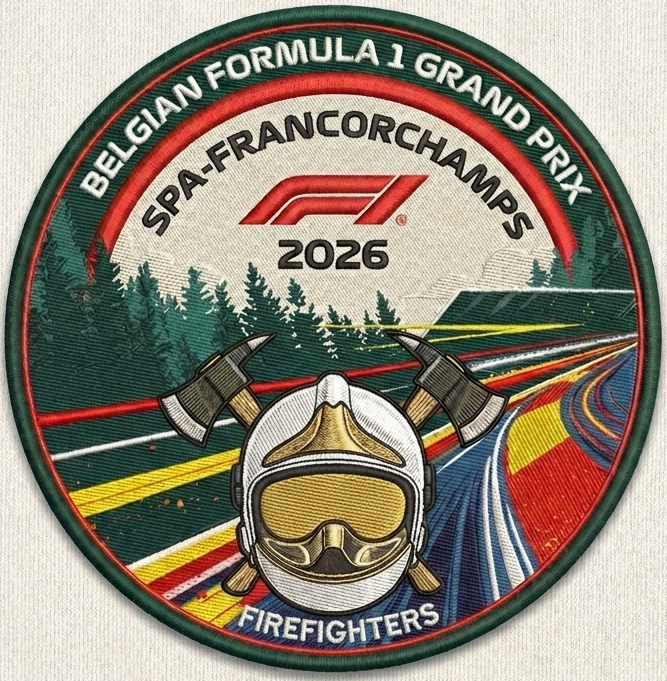F1 BELGIAN GRAND PRIX 2026 (livraison aux pompiers lors du GP, envoi aux collectionneurs la semaine apres le GP)